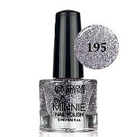Лак для ногтей Colour Intense Minnie 5 мл NP-16 № 001 top coat Прозрачный № 195 Блёстки Silver Серебристые