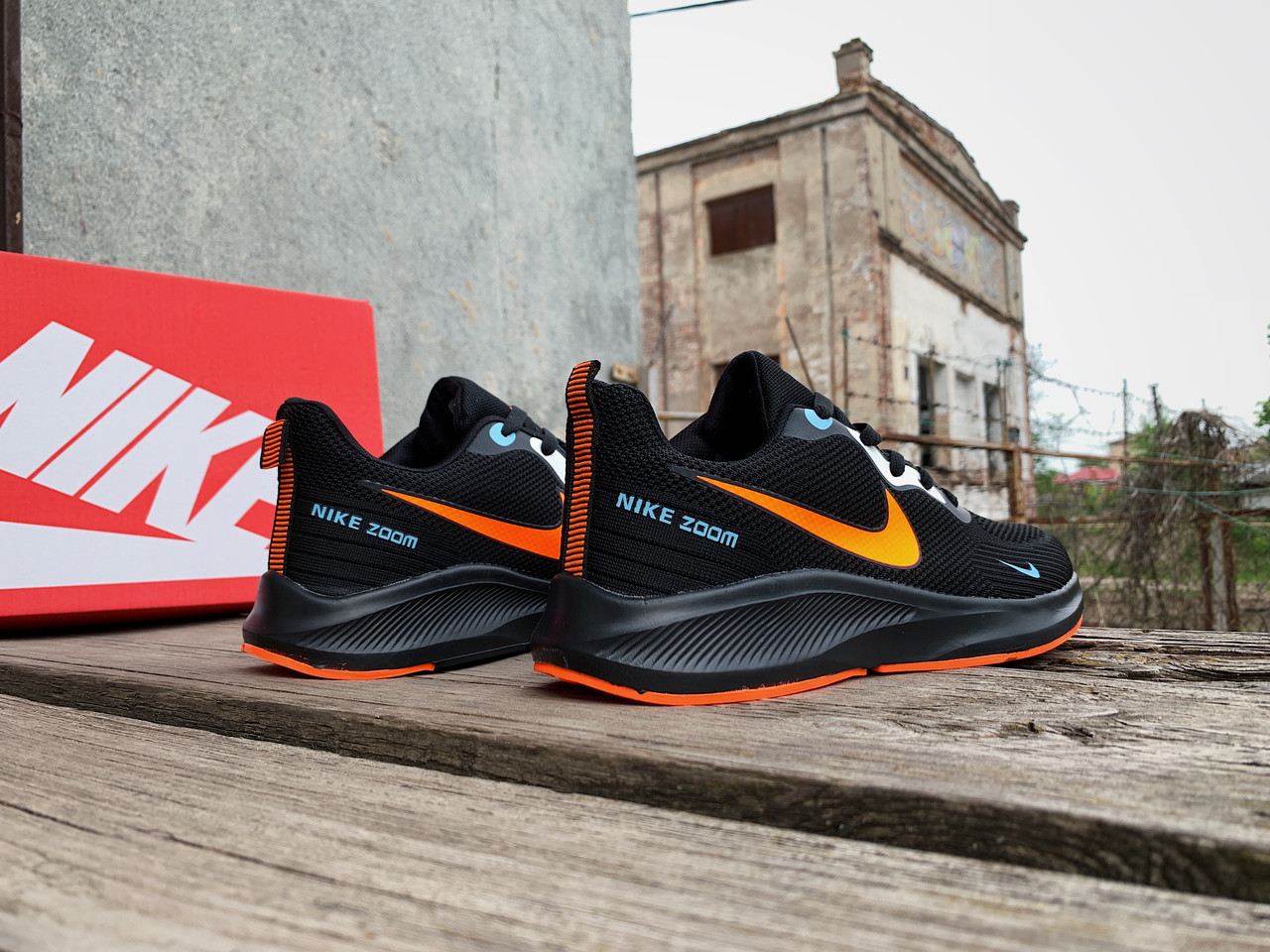 Мужские Nike Black Orange Черные с Оранжевым — в "Кроссовки и Кеды" на Bigl.ua