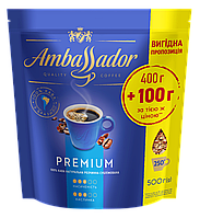 Кофе растворимый Ambassador Premium, пакет 500г растворимый