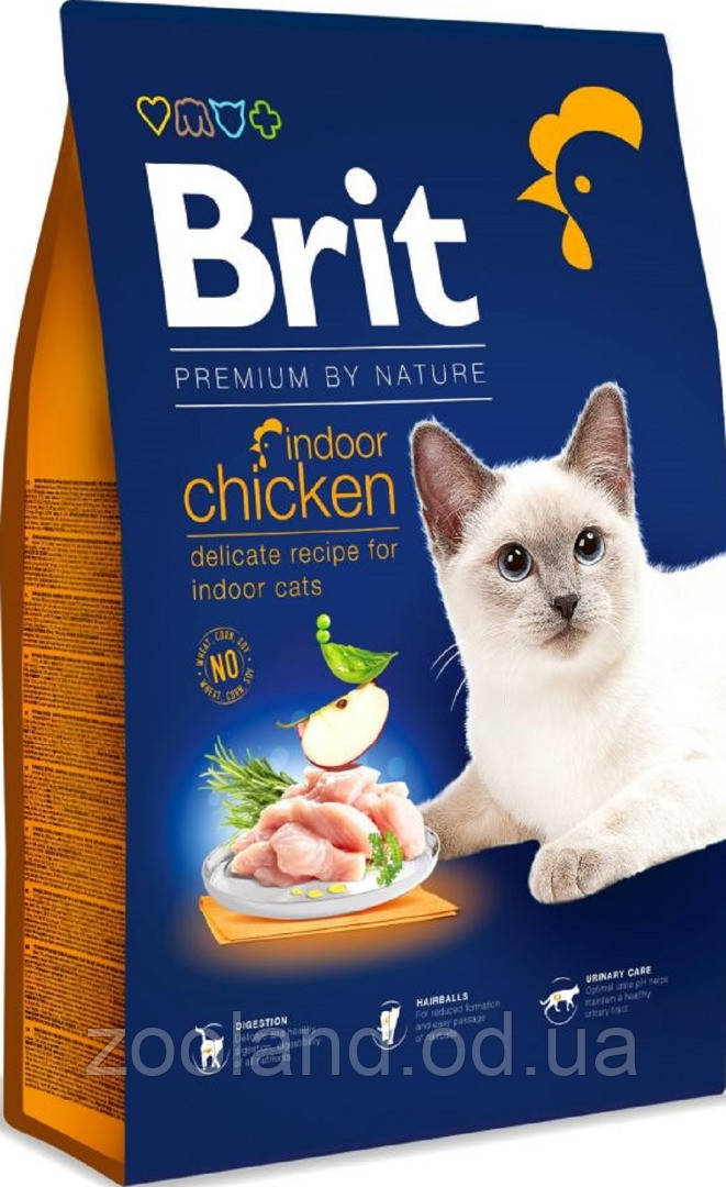 171853 Brit Premium by Nature Cat Indoor, 800 гр