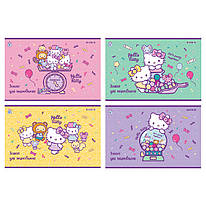 Альбом для малювання 12 аркушів скоба Hello Kitty Kite HK22-241, 63124