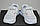 Кросівки дитячі шнурок + липучка текстиль білі Djong-golf 2428-7, фото 2