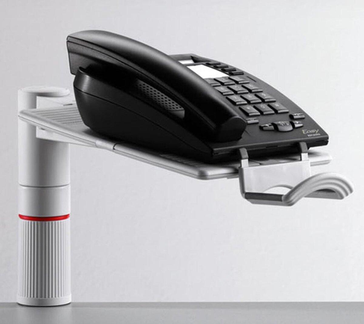 Тримач для телефону Novus PhoneMaster, на струбцині, сірий