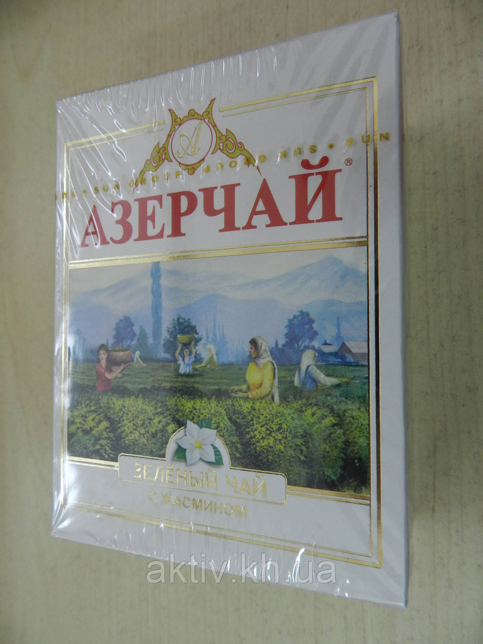 Чай зелёный Азерчай с жасмином 100 грамм