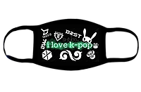 Маска на лицо к-рор I love k-pop