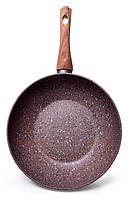 Сковорода-вок Fissman Magic Brown Ø24см з антипригарним покриттям