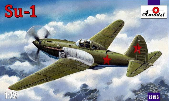 Пластикова модель 1/72 A-model 72156 радянський винищувач Су-1, фото 1