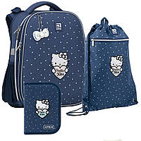 Шкільний набір Kite Education Hello Kitty Рюкзак + Пенал + Сумка для взуття SET_HK22 - 531M