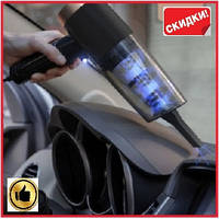 Автомобильный портативный пылесос 2 in1 Vacuum Cleaner ручной аккумуляторный автопылесос для машин и дома