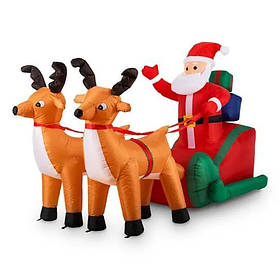 OneConcept X-Mas X-Press Надувний Санта-Клаус Німеччина