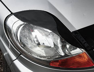 Вії на Рено Трафік (Renault Trafic) пласкі (накладки на фари)