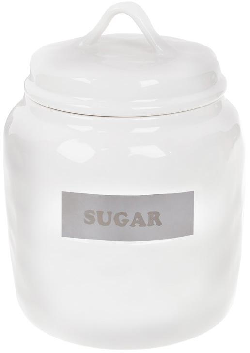 Банку порцелянова Necollie "Sugar" 1500мл, біла