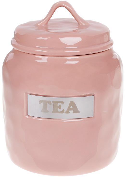 Банку порцелянова Necollie "Tea" 1500мл, рожева