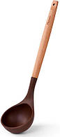 Половник Fissman Chef's Tools 31.5см силікон, шоколадний