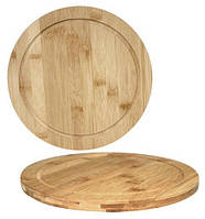 Дошка обробна "Bamboo" кругла Ø25 см, бамбукова