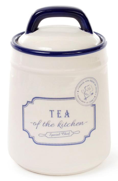 Банка керамічна Red&Blue TEA 800мл, синя