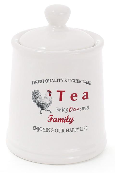 Банка керамічна "Тоскана" Family TEA 650мл для зберігання сипучих продуктів