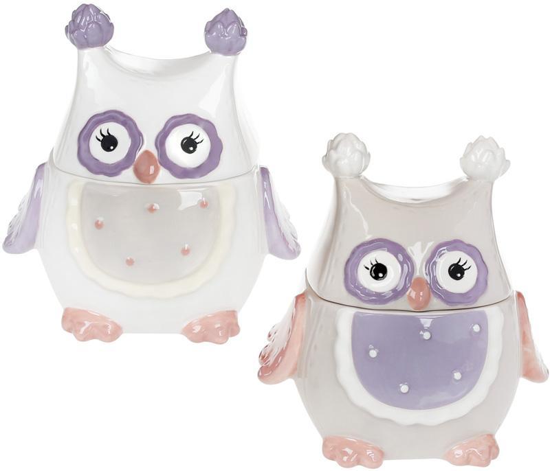Банку "Owl Family" 250мл з керамічною кришкою