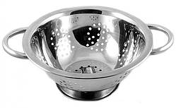 Друшляк Empire Cullender Pro Ø22см сталевий з підставкою та двома ручками