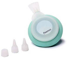 Дозатор кондитерський Fissman силіконовий із 3 насадками для глазурі