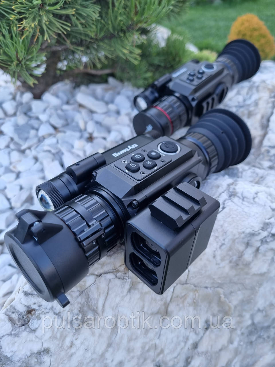 Цифровий прилад монокуляр нічного бачення Sytong HT-60 LRF (Weaver)