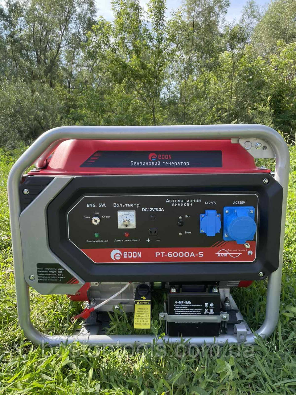 Бензиновий генератор EDON 5.5кВт/6кВт, фото 1