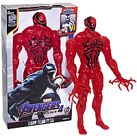 Веном игрушка Веном карнаж 29 см Super Heroes Venom 2 Фигурка карнаж красный со звуковыми эффектами