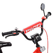 Велосипед двоколісний дитячий 16 дюймів (дзвіночок, складання 45%) Profi Y1646 Original boy Червоний, фото 3