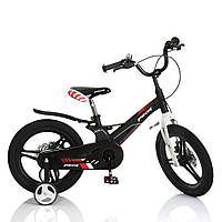 Велосипед двоколісний дитячий 16 дюймів (магнез.рама, дискове гальмо) Profi Hunter LMG16235 Чорний