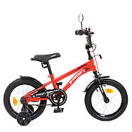 Велосипед двоколісний дитячий 14 дюймів (дзвіночок, складання 75%) Profi Shark Y14211-1 Червоний, фото 2
