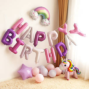 Фотозона з кульок Рожевий Єдиноріг