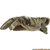 Тактичні армійські сенсорні рукавички Mechanix Fast Fit Original 100% оригінал зі США Multicam XL, фото 7