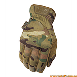 Тактичні армійські сенсорні рукавички Mechanix Fast Fit Original 100% оригінал зі США Multicam XL, фото 9