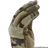 Тактичні армійські сенсорні рукавички Mechanix Fast Fit Original 100% оригінал зі США Multicam XL, фото 6