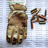 Тактичні армійські сенсорні рукавички Mechanix Fast Fit Original 100% оригінал зі США Multicam XL, фото 3