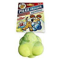 Sum-Plast Scented jumper ball Игрушка Мяч попрыгунчик с ароматом ванили для собак 6 см
