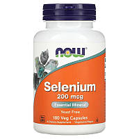 Селен NOW Foods "Selenium" 200 мкг (180 капсул)