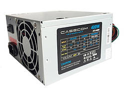 Блок живлення 400W Casecom, 120mm, 2хSATA, Bulk (CM 400 ATX)