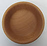 Дерев’яна тарілка кругла з бука | d 16 см | висота 5 см | екопосуд ручної роботи для подачі страв і фруктів, фото 9