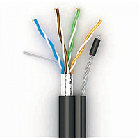 Кабель UTP Cat-5e Ok-NET (бухта 305м) для зовн.прокл., з тросом (49223M305)