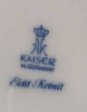 Колекційний порцеляновий пивний келих/кружок з олов'яною кришкою Kaiser, фото 3