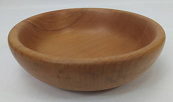 Тарілка дерев'яна кругла, деревина бук d 22.5 см.