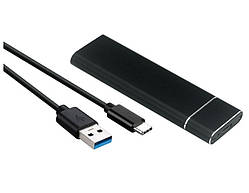 Зовнішня кишеня до M.2 на Type-C USB 3.1 (F) Gen2, 10 Gb/s, 2TB, B key NGFF Black