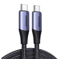 Кабель USB 3.1 Type-C M-M, 1 м, (20V/5A), 100W （10Gbps）Чорний, US355 UGREEN (80150)