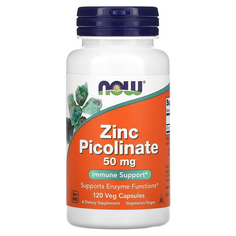 Піколінат цинку NOW Foods "Zinc Picolinate" 50 мг (120 капсул)