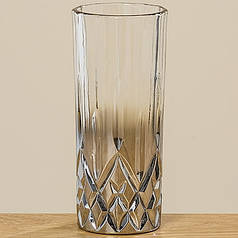Склянка Медісон срібне скло h15см Гранд Презент 1008756