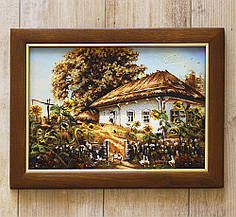 Краєвид Хата з соняшниками П-200 Гранд Презент 30*40