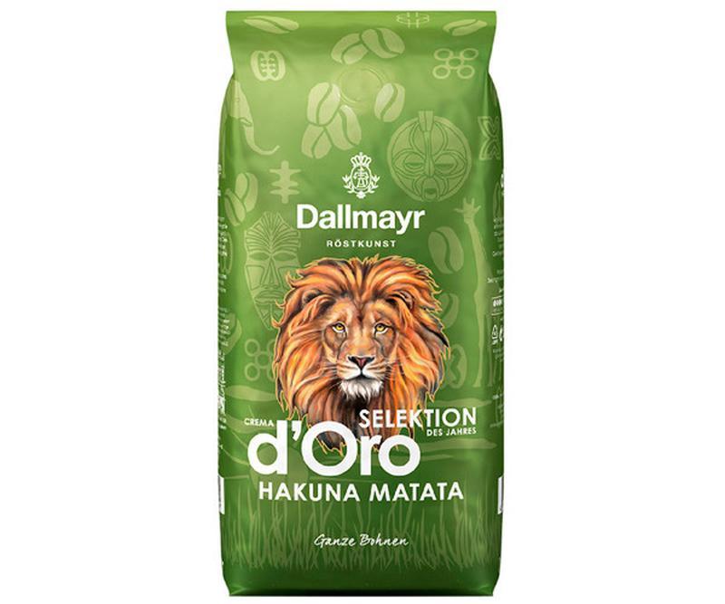 Кава в зернах Dallmayr Hakuna Matata d'Oro, 1кг, 100% Арабіка, Нованка Dallmayr, акуна маата кави