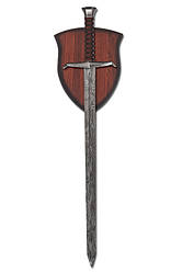 Меч Екскалібур сувенірний із дерев'яною підставкою 1060 мм Гранд Презент 18909