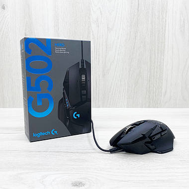 Комп'ютерна ігрова провідна мишка LOGITECH G502 HERO (чорна), фото 2